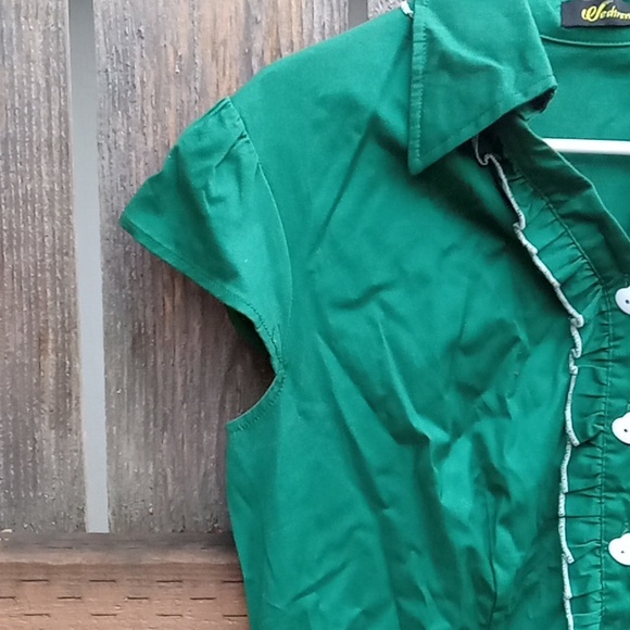 Green Vintage Style Dress - Picture 4 of 7